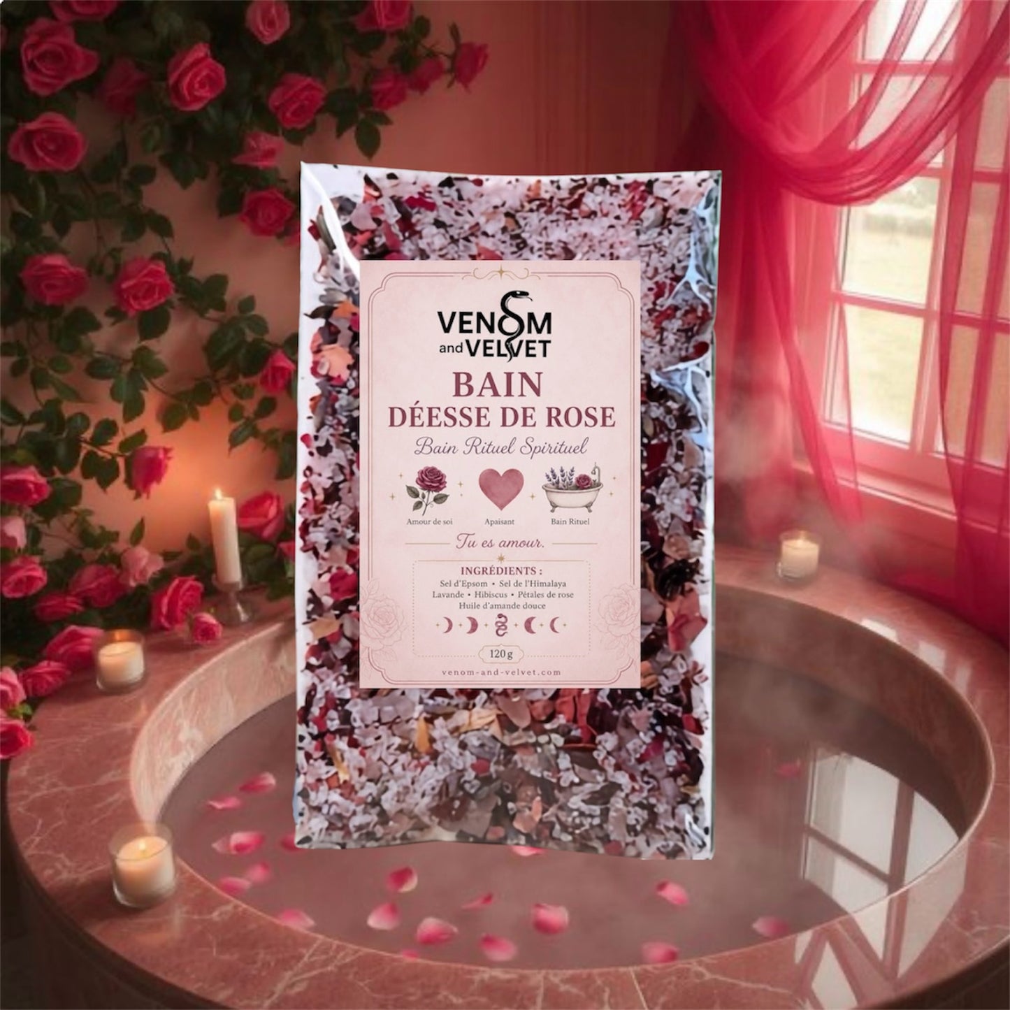 Bain Spirituel Déesse de Rose